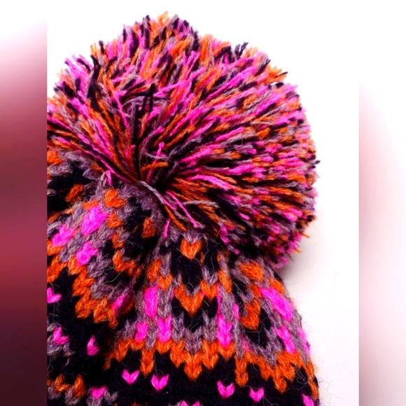 Free People First Frost Fair Isle Pom Beanie - Picture 4 of 5